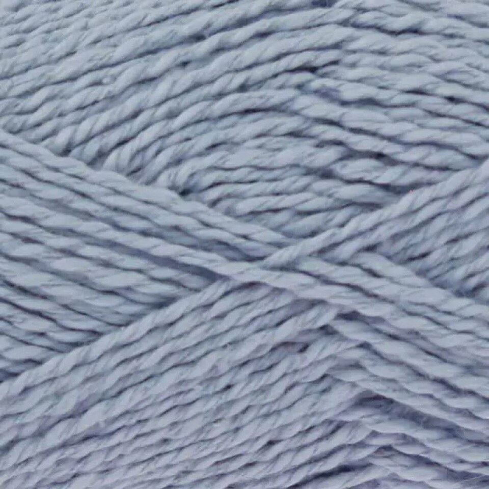 King Cole Blue Finesse Cotton Silk DK Yarn (Value Pack 12 x 50g Balls) For Crochet, Knitting - 120m per ball