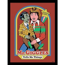 Steven Rhodes (Mr Giggles) Framed 30x40cm Print