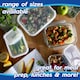 image 4 of Harbour Housewares Glass Food Storage Containers with Lids - 150ml - Pack of 5
