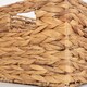 image 10 of Large Water Hyacinth Rectangular Storage Basket | Brown | Brown