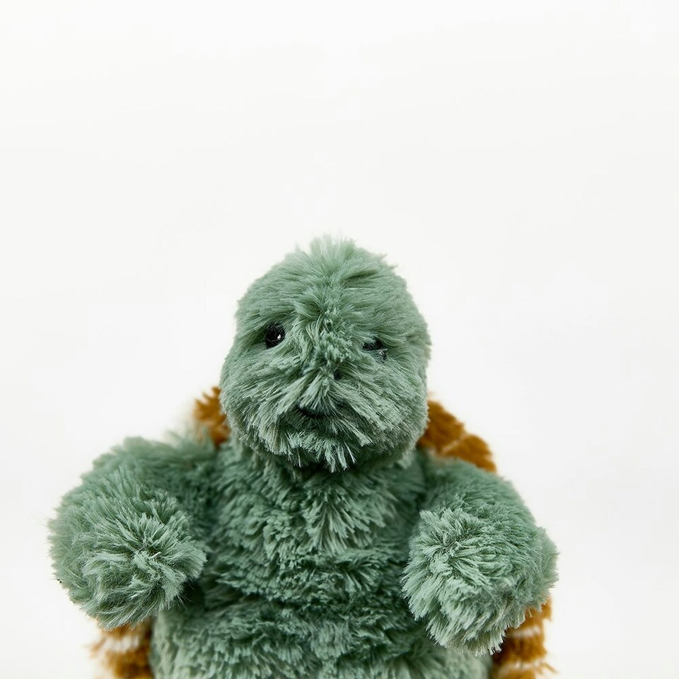 image 1 of Warmies Mini Turtle Plush Mini Size, Fully Microwavable and Weighted Cuddly Toy for Anxiety, Chill in The Freezer or Heat in Microwave, Soft Toy Heat Pad