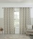 image 1 of Esher Eyelet Curtains - Grey - 229cm x 183cm