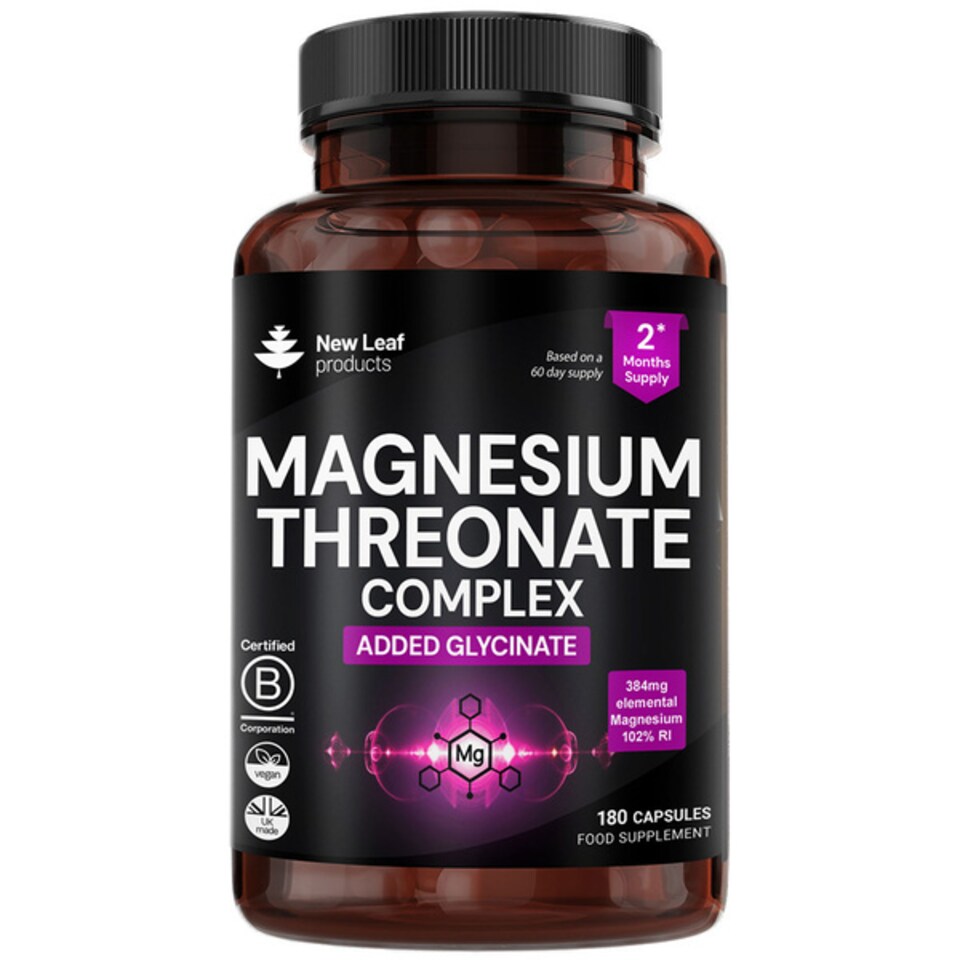 image 1 of Magnesium Threonate Complex - 180 Vegan Capsules