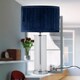 image 7 of Aura - Chrome Table Lamp with Navy Blue Pleated Velvet Shade Chrome | Blue