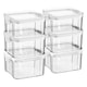 image 1 of Argon Tableware Food Storage Containers - 460ml - White - Pack of 6