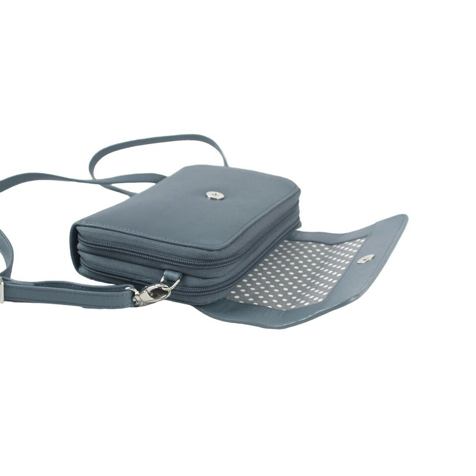 image 1 of Eastern Counties Leather Jaclyn Leather Handbag - Grey - One Size Grey