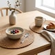 image 2 of Argon Tableware 30cm Round Placemats - Set of 6 - Woven Typha Serving Dish Trays Cake Boards Table Protector Mats | Brown | Brown | One Size | 6