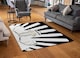 image 2 of Art Deco Skyscraper In Black & White Designer Rug | Multi