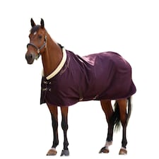 Shires Deluxe Standard-Neck Horse Stable Rug - Black Cherry - 5´ 3"