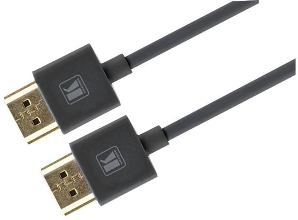 KRAMER Premium High Speed HDMI Lead, Ultra Slim Flexible Lead, 1.8m Black
