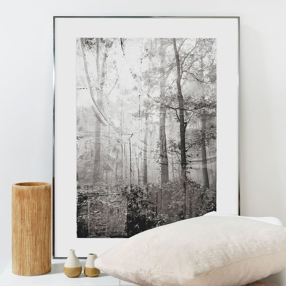 image 1 of Nielsen Alpha Aluminium Picture Frame - Real Glass - Polished Silver - 18cm x 24cm