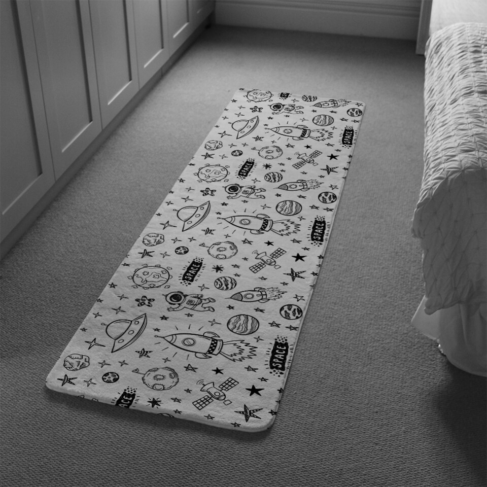 image 1 of Doodle Space Runner Rug | Multi