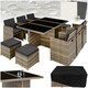 image 1 of Garden Table & Chairs New York - 10 seats with cushions, dining table, rain cover - Nature