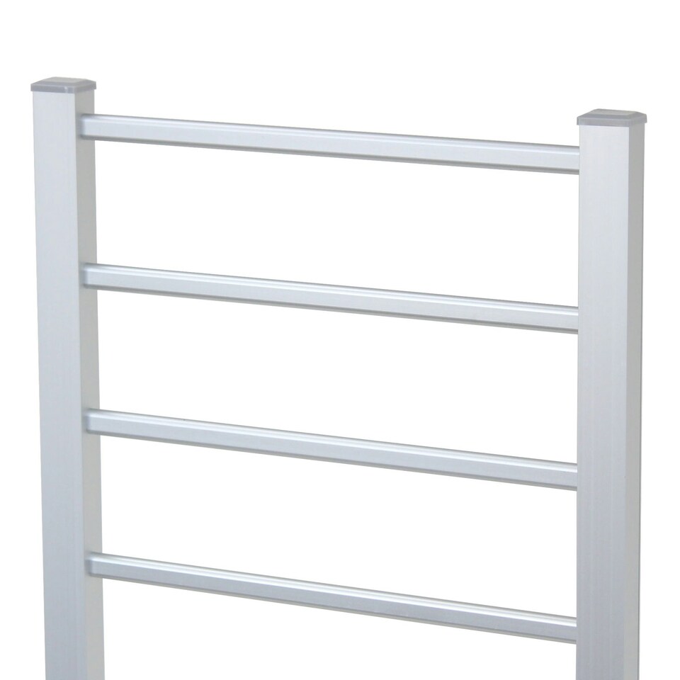 image 1 of Oypla Portable Aluminium Electric Towel Rail Warmer with 6 Heated Bars