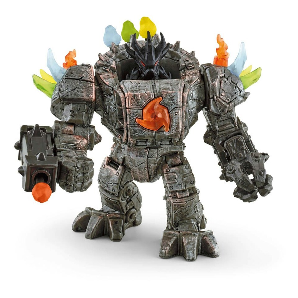 image 1 of SCHLEICH Eldrador Creatures Master Robot with Mini Creature Toy Figure