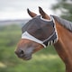 image 1 of Shires Fine Mesh Fly Mask With Ear Hole | Black | Pony