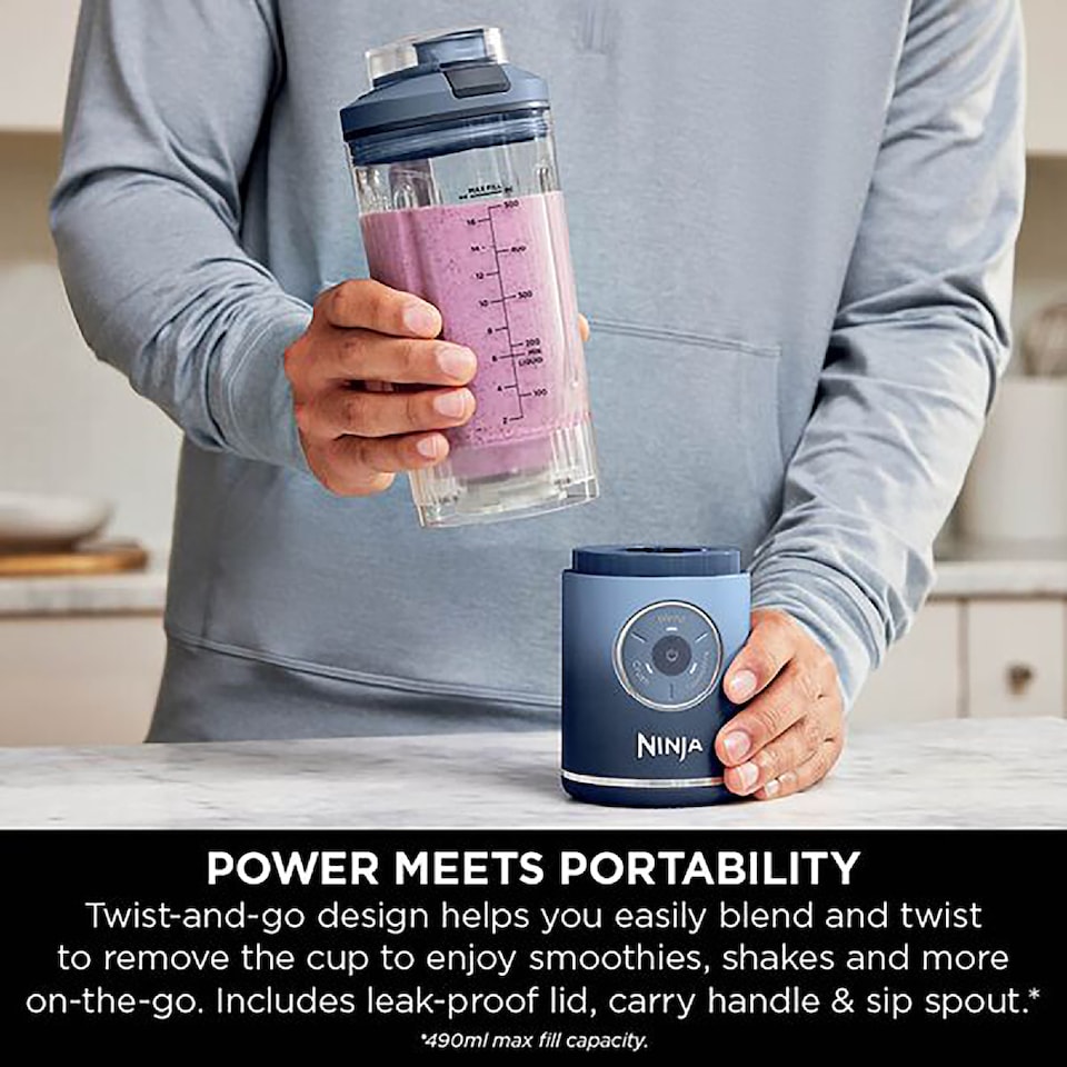 image 1 of Ninja Blast Max Portable Blender in Navy BC251UKNV | Blue | Navy | 1