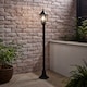 image 2 of ValueLights Mayfair Black Outdoor Bollard Light | Black