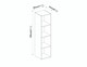 image 4 of Wooden Bookcase Shelving Display Storage Shelf Unit Wood Shelves | Multi | Black - 4 Shelf | 1