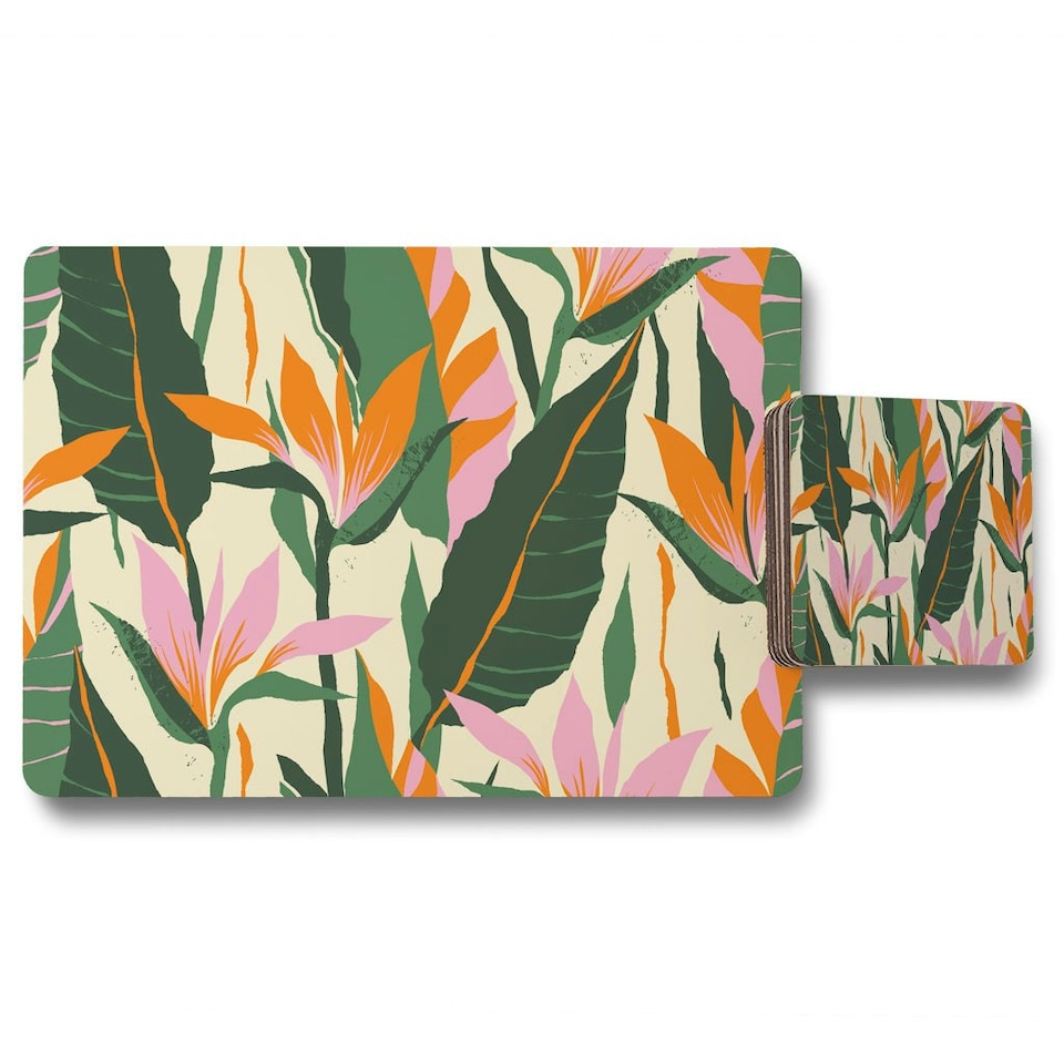 image 1 of Jungle Plants (Placemat & Coaster Set)