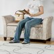 image 6 of Vida Designs Seville Storage Ottoman Bedroom Hallway Chest Bench, Crushed Velvet Champagne | Gold | Crushed Velvet Champagne | One Size