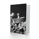 image 2 of Meerkat in Bathtub on a Rock Black White Surreal Birthday Greeting Card