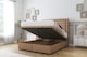 image 2 of Sloomy Ashford Latte Dumfries Ottoman Bed With Mattress With 54" Floor Standing Headboard 5' King