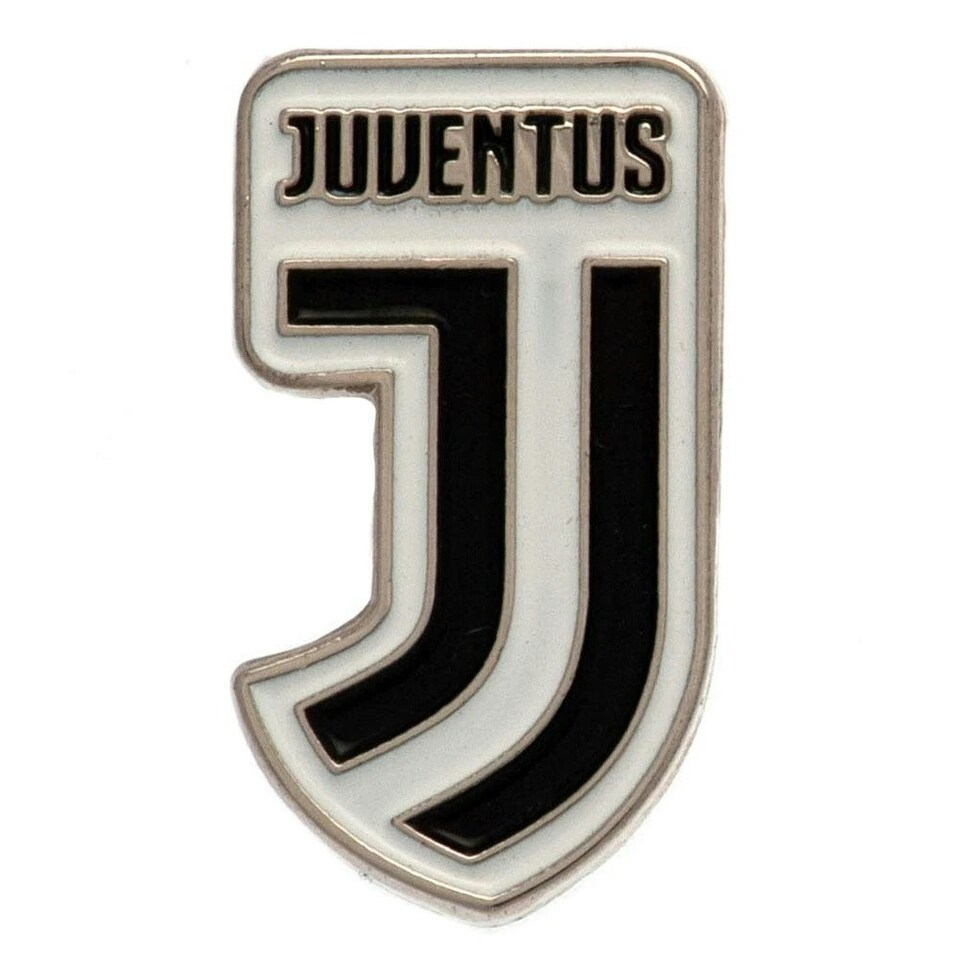 image 1 of Juventus FC Crest Badge - White/Black - One Size
