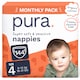 image 1 of Pura Soft & Sensitive Nappies Size 4, 144ct