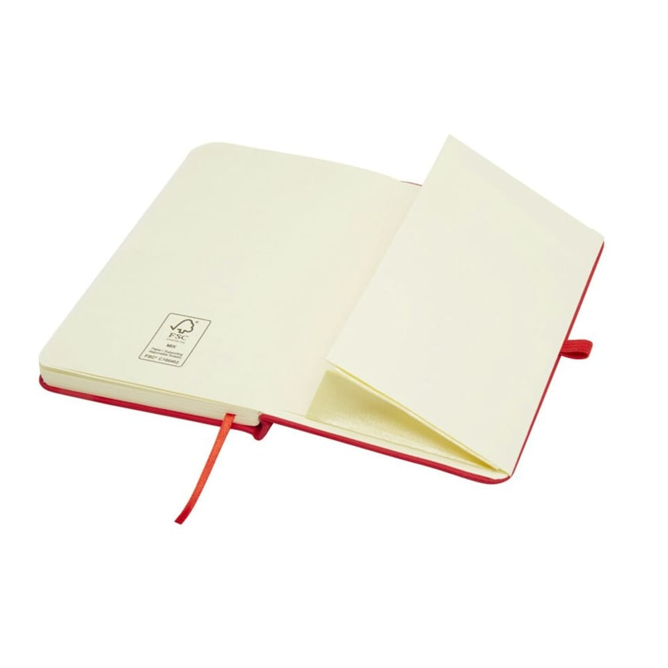 image 1 of Spectrum Plus Hard Cover A6 Notebook - Red - One Size