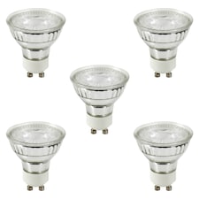 BHS 5 Pack of 5W LED GU10 Dimmable Light bulbs, Natural White