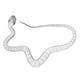 image 2 of Halloween Black Rubber Snake 75cm