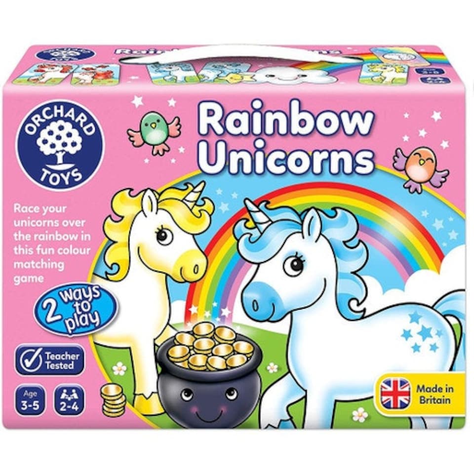 image 1 of Orchard Toys Rainbow Unicorns Game