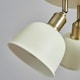 image 5 of BHS Dale Galley 3 Light Adjustable Spotlight Plate, Satin Ivory
