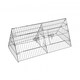 image 2 of Oypla 48" Metal Triangle Rabbit Guinea Pig Pet Hutch Run Cage Playpen