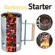 image 9 of Barbecue Chimney Starter Quick Start BBQ Grill Charcoal Burner Food Lighter Coal