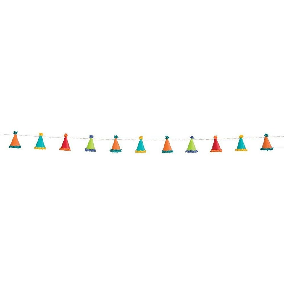 Unique Party Pom Pom Garland - Multicoloured - One Size