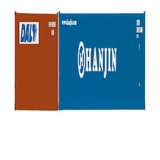 Hornby Container Set (2) DAL/Hanjin