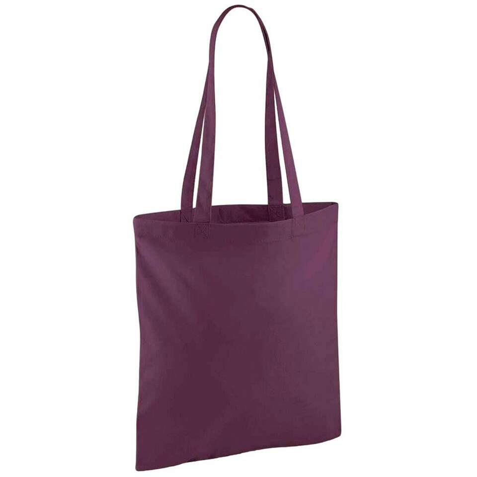 image 1 of Westford Mill Bag For Life Long Handle Tote Bag - Plum - One Size Purple