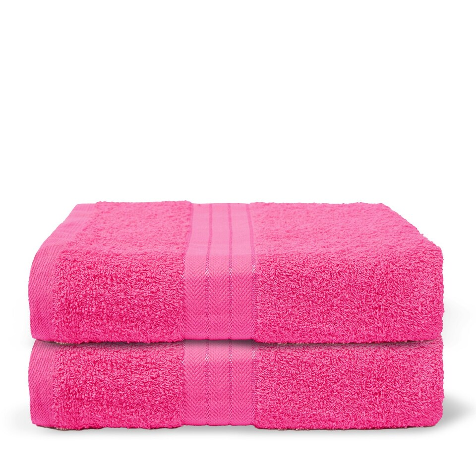 image 1 of OHS 2 x Luxury 100% Cotton 500GSM Bathroom Bath Towel Green | Olive Green | Bath towel