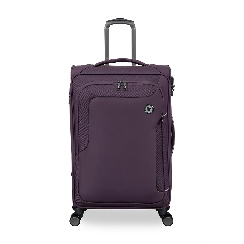 image 1 of IT Luggage Teleported Plum Perfect Expandable Medium Suitcase with TSA Lock Purple | Medium