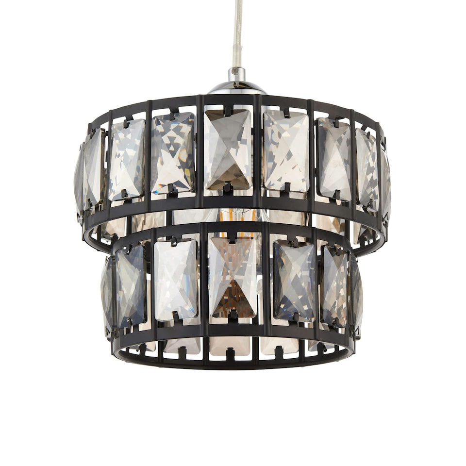 image 1 of Darla Black Ceiling Pendant Shade