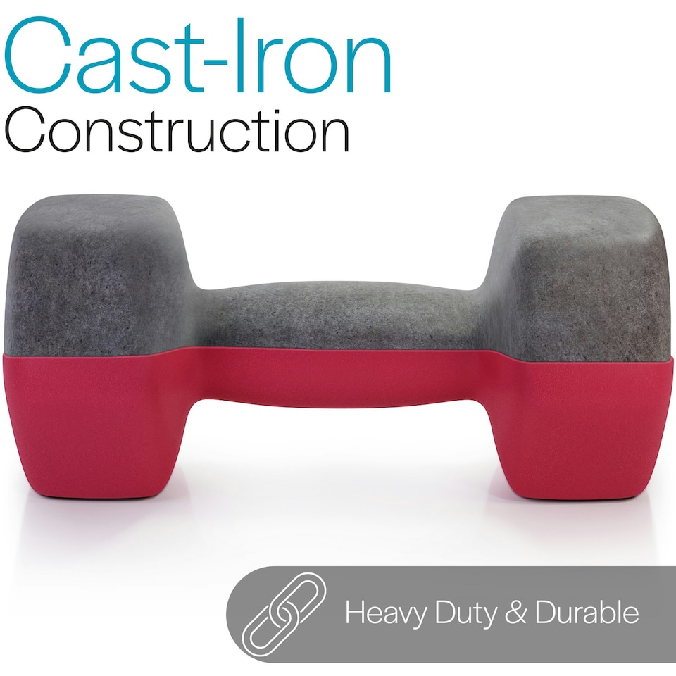 image 1 of Neoprene Hex Dumbbells (8kg)
