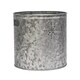 image 1 of Indoor Christmas Tree Bucket with Star in Galvanised Steel