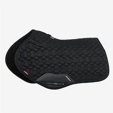 LeMieux Crystal Suede Close Contact Pad Black | Small/Medium