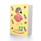 image 2 of Flamingo Fruit Fun Cartoon Age 12 Year Old Child Kids 12th Birthday Card
