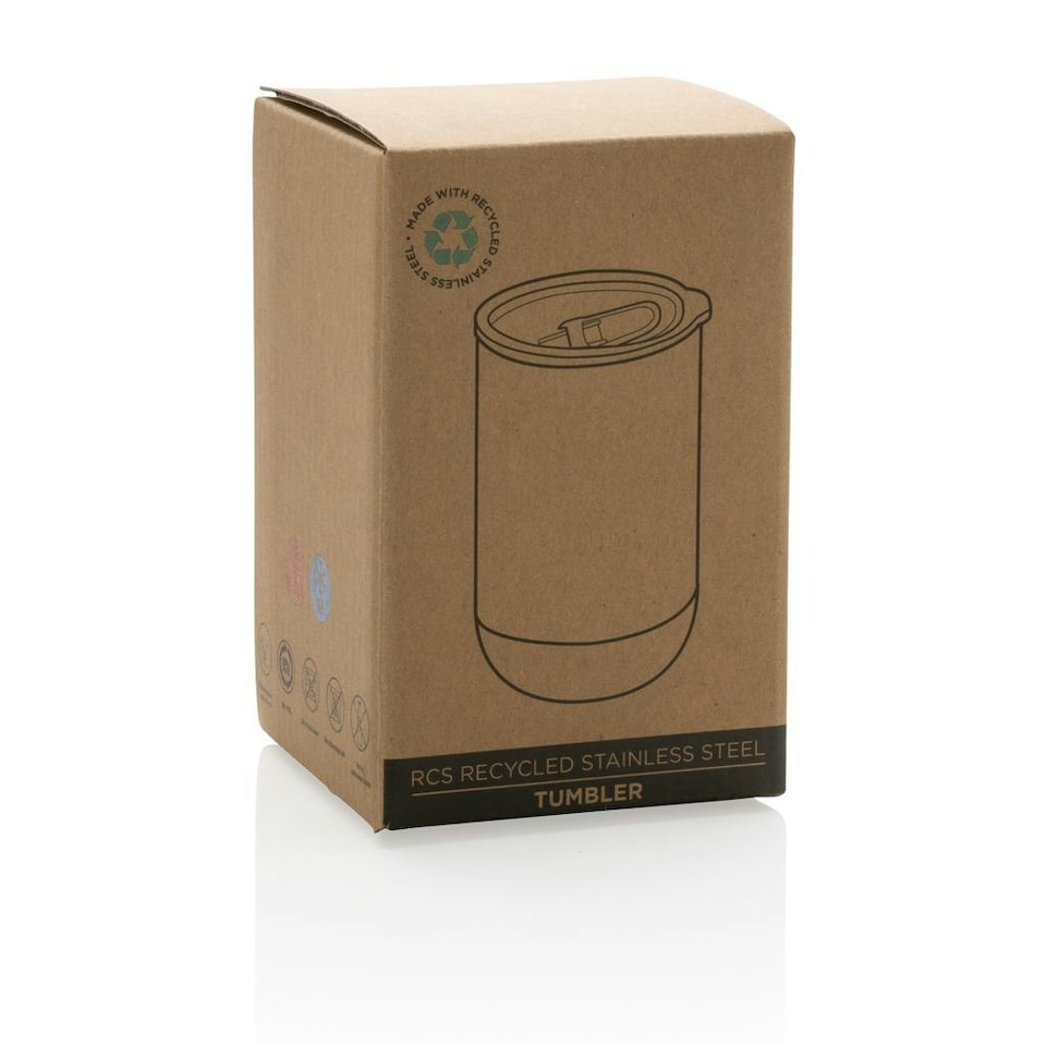 image 1 of XD Collection Recycled Stainless Steel Tumbler - White - One Size