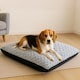 image 10 of Skylos Pet Dog Bed Grey Plush Cushion Mat Washable Soft Comfort Sleeping | Grey | Medium | M
