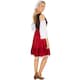 image 2 of Womens Costume Medieval Maid | Red | red/white | XL | 1