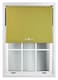 image 2 of FURNISHED Blackout Roller Blinds with Triple Diamond Eyelets Cut to Size Easy Fit Window Shade - (W)120cm x (L)165cm | Green | Green | (W) 120cm x (L) 165cm